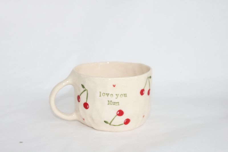 'Love you Mum' Mug - Cherries