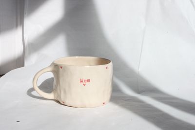 'Mum' mug - hearts