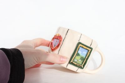 Gallery Mug - Cat, Goose, Tulip, Sheep