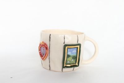 Gallery Mug - Cat, Goose, Tulip, Sheep