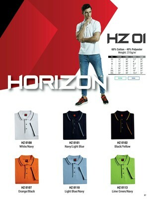 HZ01 Polycotton Polo shirt