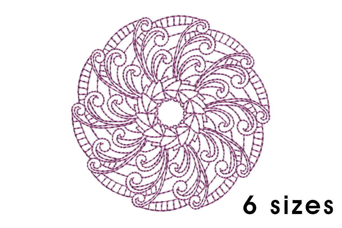 Mandala - Curls and Stripes