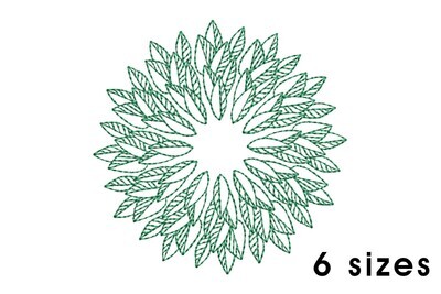 Mandala pattern embroidery design - redwork embroidery, intricate, geometric, centered, vibrant balanced, transformative, repeated pattern