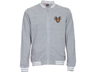 Custom Varsity Jacket with Embroidered Pet Portrait