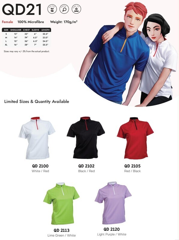 QD21 Mock Neck Zip