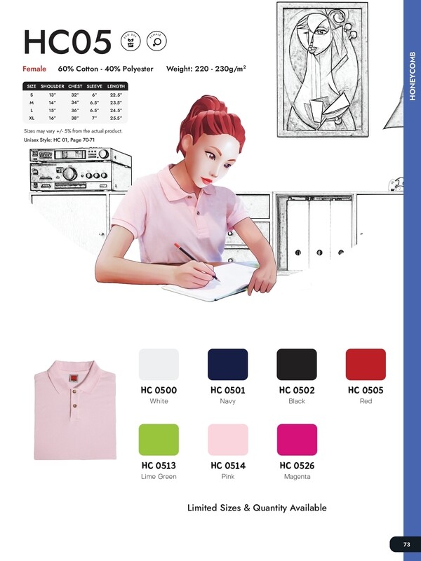 HC05 Polycotton Polo shirt