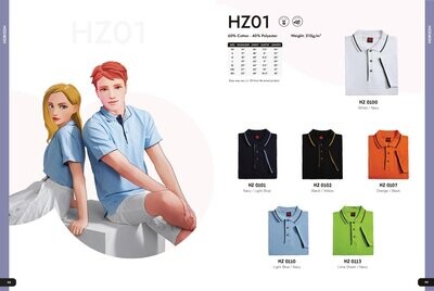 HZ01 Polycotton Polo shirt