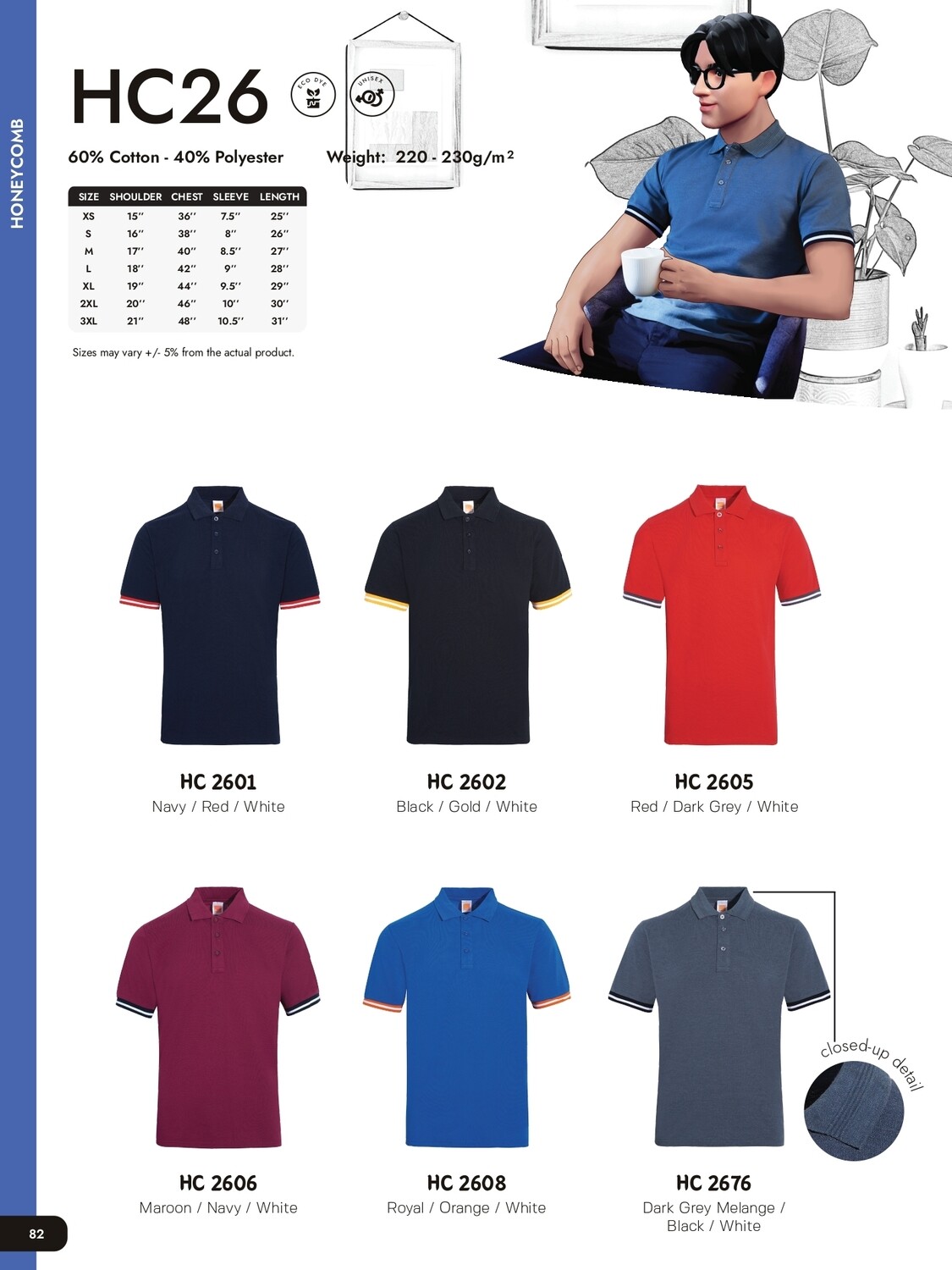 HC26 Polycotton Polo shirt
