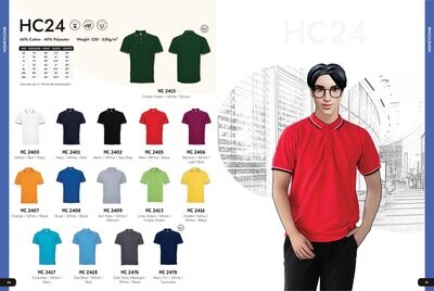 HC24 Polycotton Polo shirt