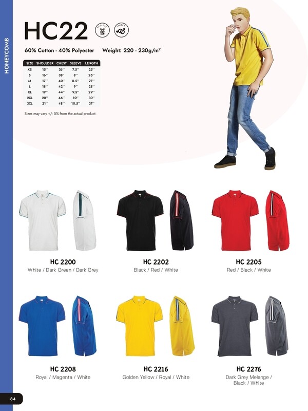HC22 Polycotton Polo shirt