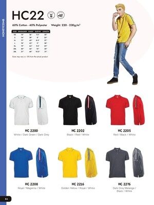 HC22 Polycotton Polo shirt