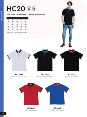 HC20 Polycotton Polo shirt