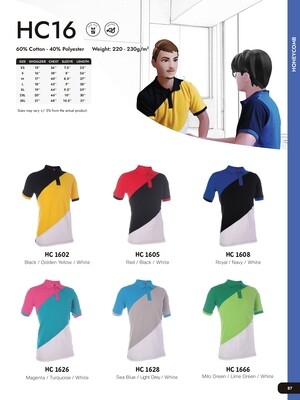 HC16 Polycotton Polo shirt
