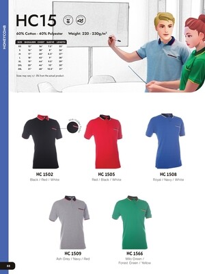 HC15 Polycotton Polo shirt
