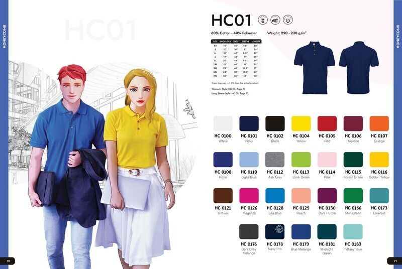 HC01 Polycotton Polo shirt