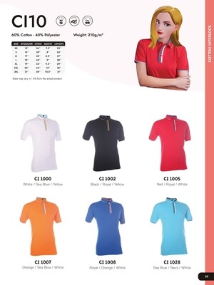 CI10 Polycotton Polo shirt