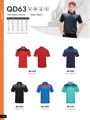 QD63 Quickdry Polo