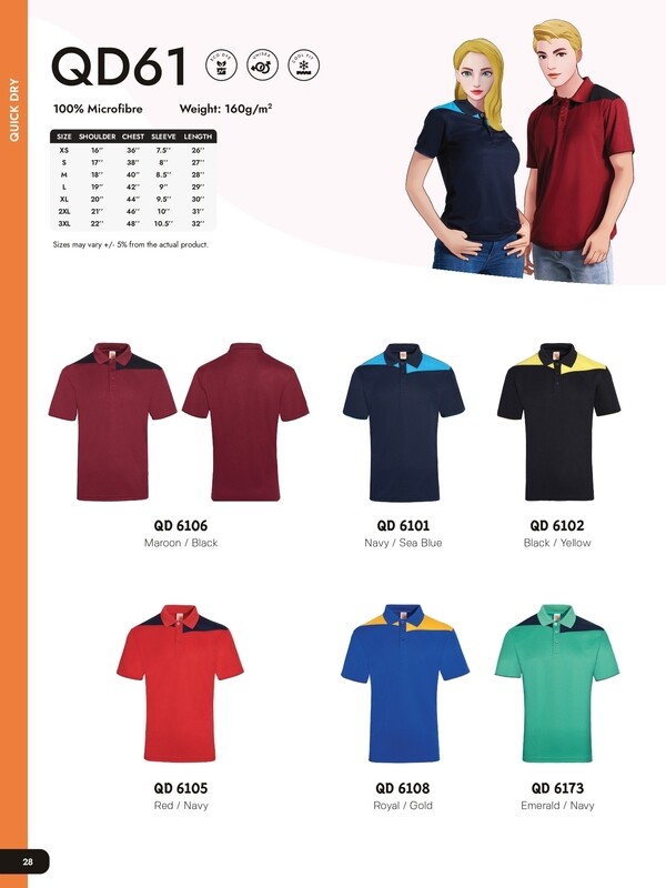 QD61 Quickdry Polo