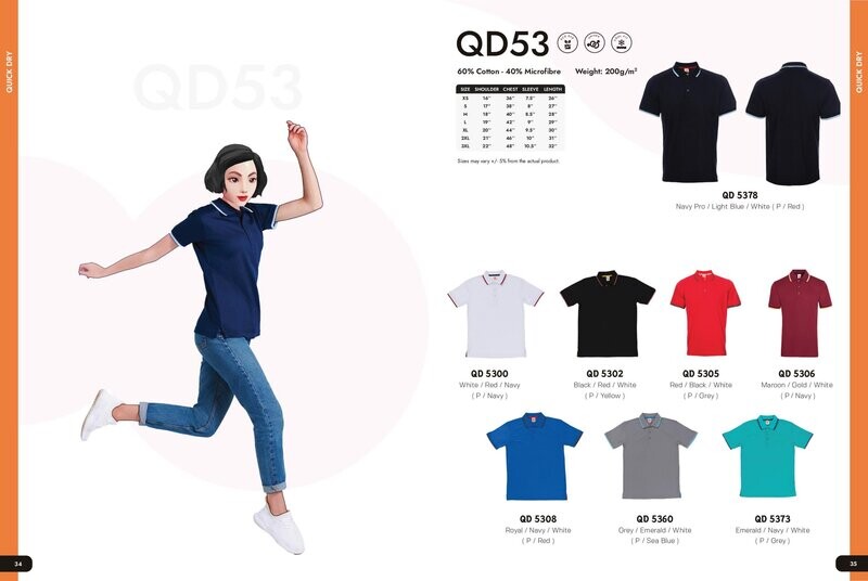 QD53 Quickdry Polo