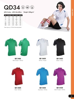 QD34 Quickdry Polo
