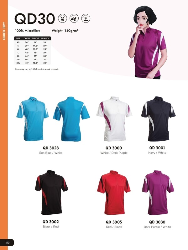 QD30 Mock Neck Zip