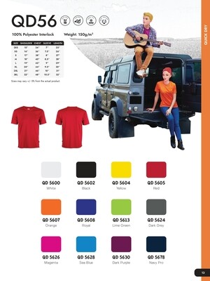 QD56 Quickdry Round Neck