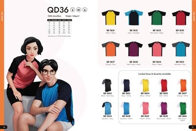 QD36 Quickdry Round Neck