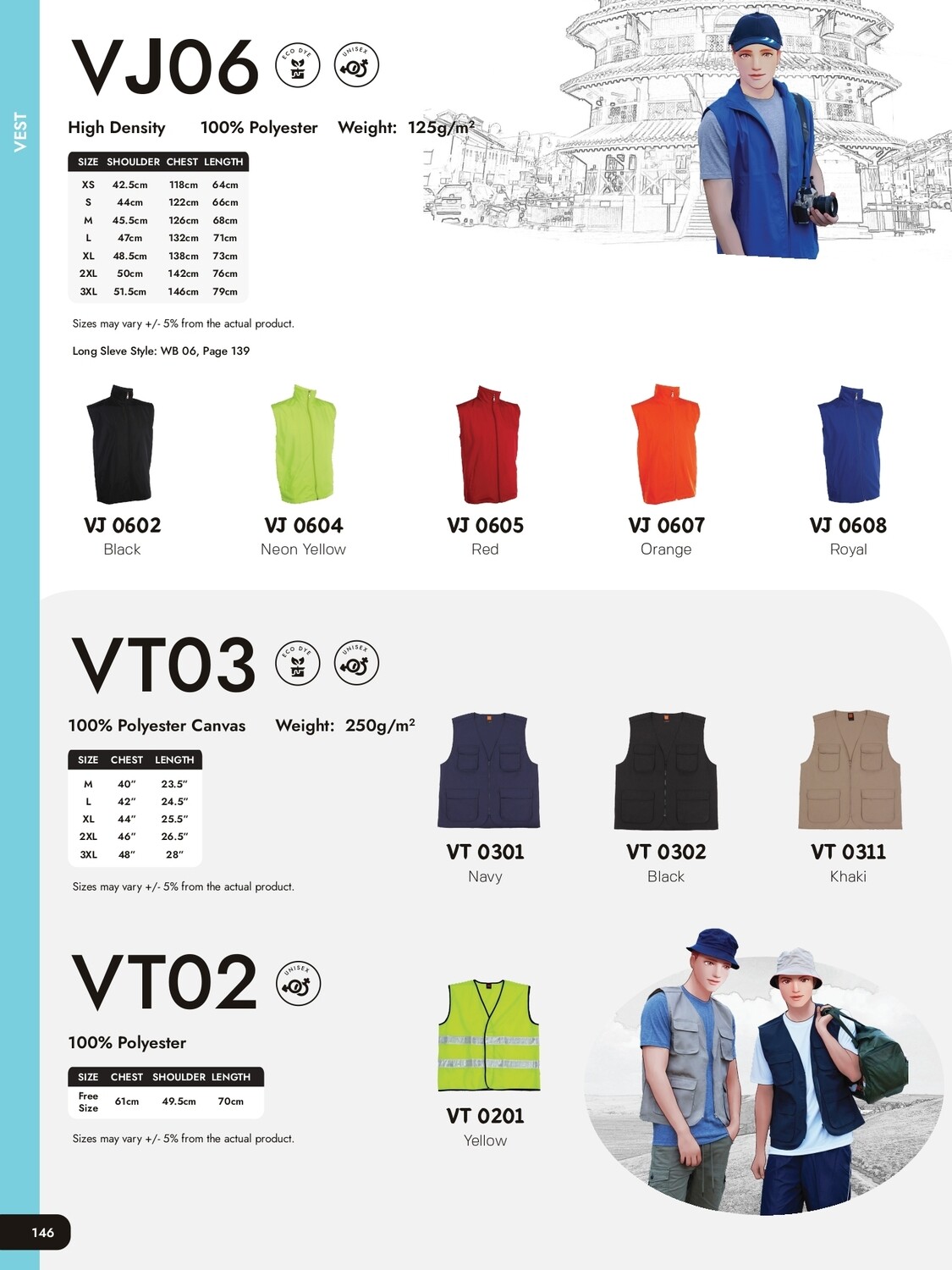 VJ06 - VT03 - VT02 Vest