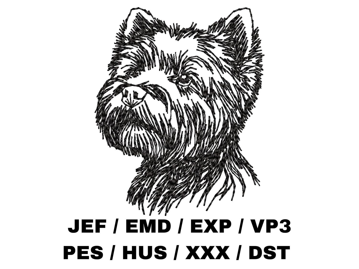 West Highland White Terrier Outline