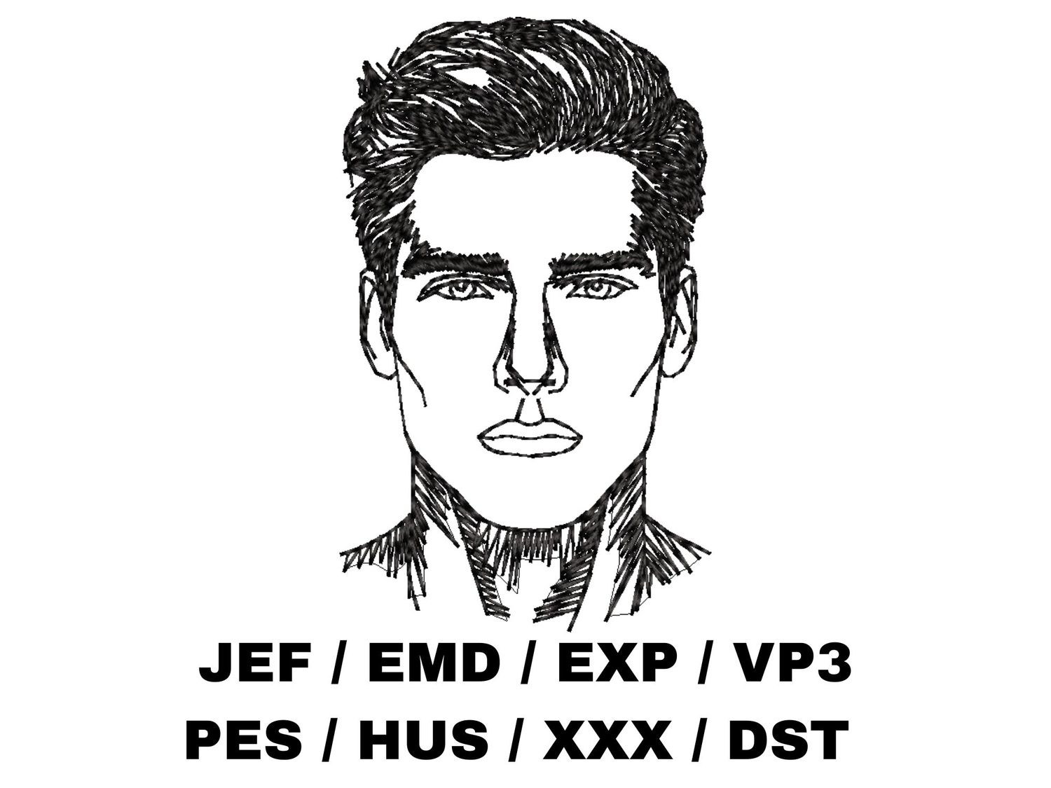 Man&#39;s Face Outline 2