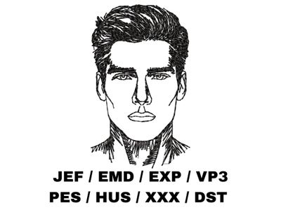 Man&#39;s Face Outline 2