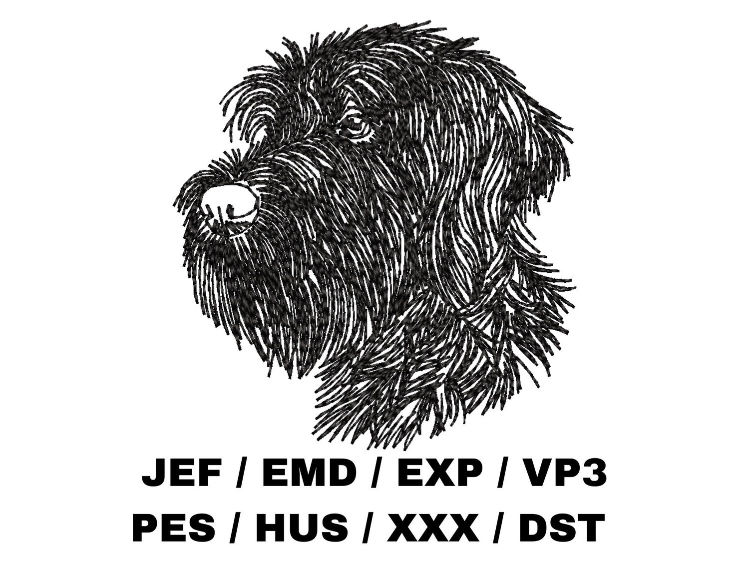 Wirehaired Pointing Griffon Outline