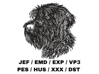 Wirehaired Pointing Griffon Outline