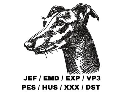 Italian Greyhound Outline
