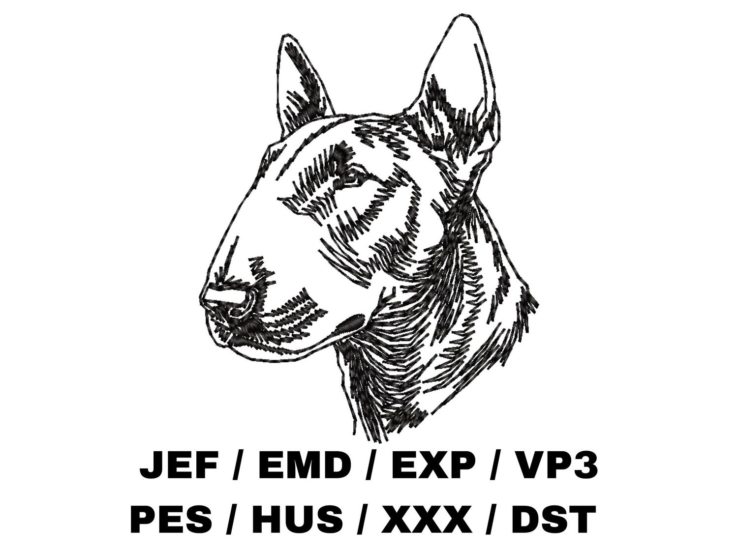 Bull Terrier Outline