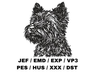 Cairn Terrier Outline