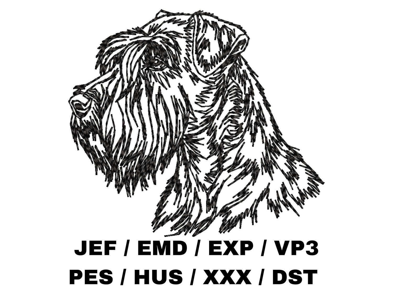Soft Coated Wheaten Terrier Outline