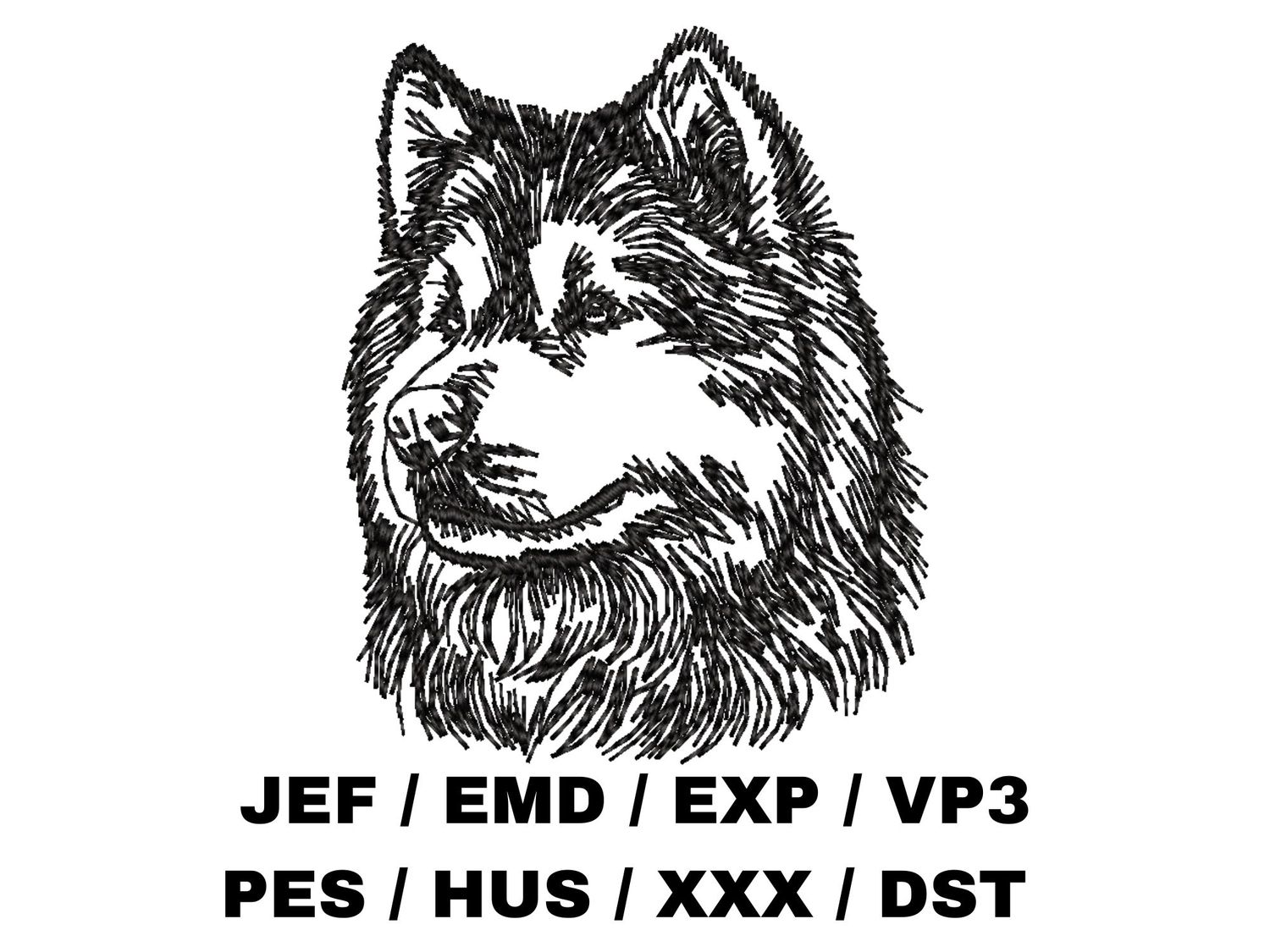 Alaskan Malamute Outline