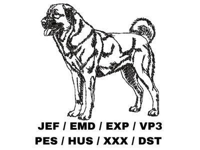 Anatolian Shepherd Dog Outline - Full Body