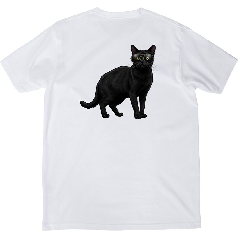 Bombay Cat in Sunglasses – Premium Cotton Round Neck T-Shirt