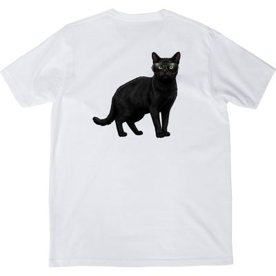 Bombay Cat in Sunglasses – Premium Cotton Round Neck T-Shirt