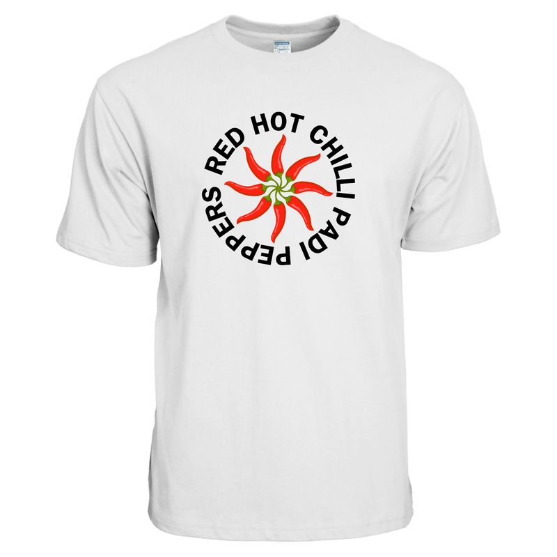 &quot;Red Hot Chilli Padis Peppers&quot; – Premium 100% Cotton Round Neck T-Shirt with Chilli Padi Illustration
