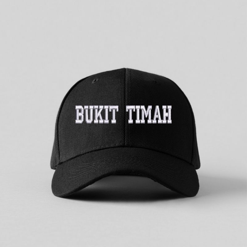 Bukit Timah Embroidered Baseball Cap – Local Pride Collection