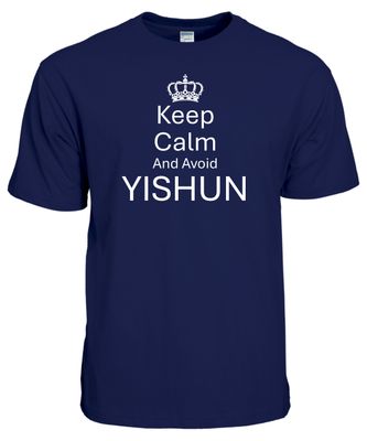 Keep Calm And Avoid Yishun – Premium Cotton T-Shirt