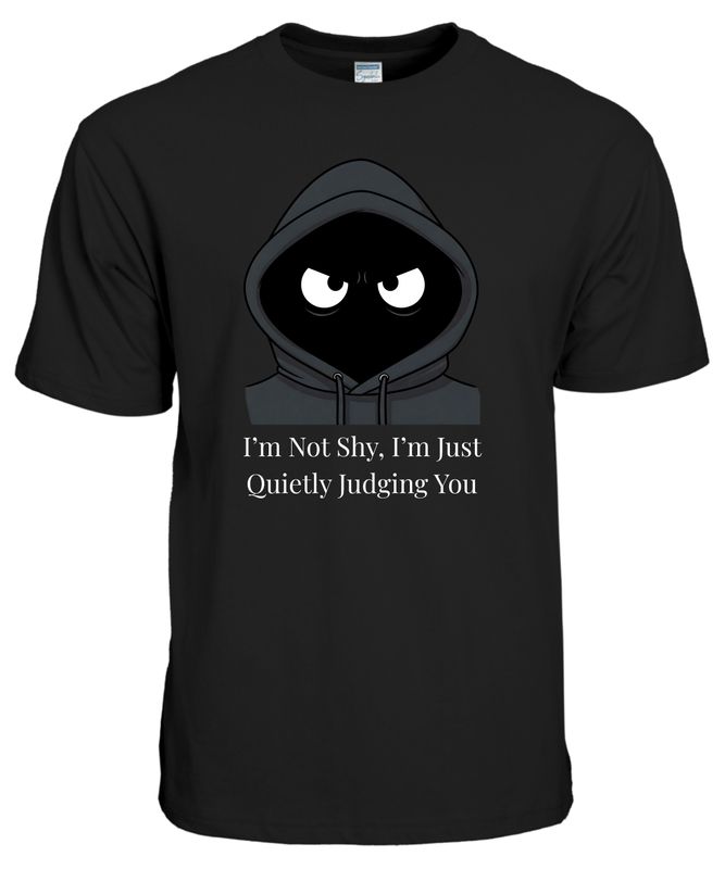 Skeptical Hoodie Eyes T-Shirt - Quietly Judging You Funny Tee