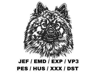 Keeshond Outline
