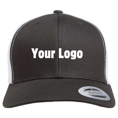 Personalized Trucker Hat - Black/White