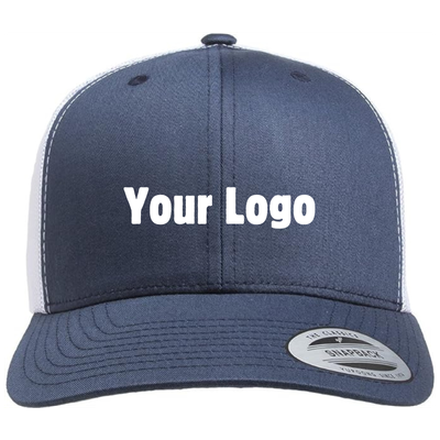 Personalized Trucker Hat - Navy/White