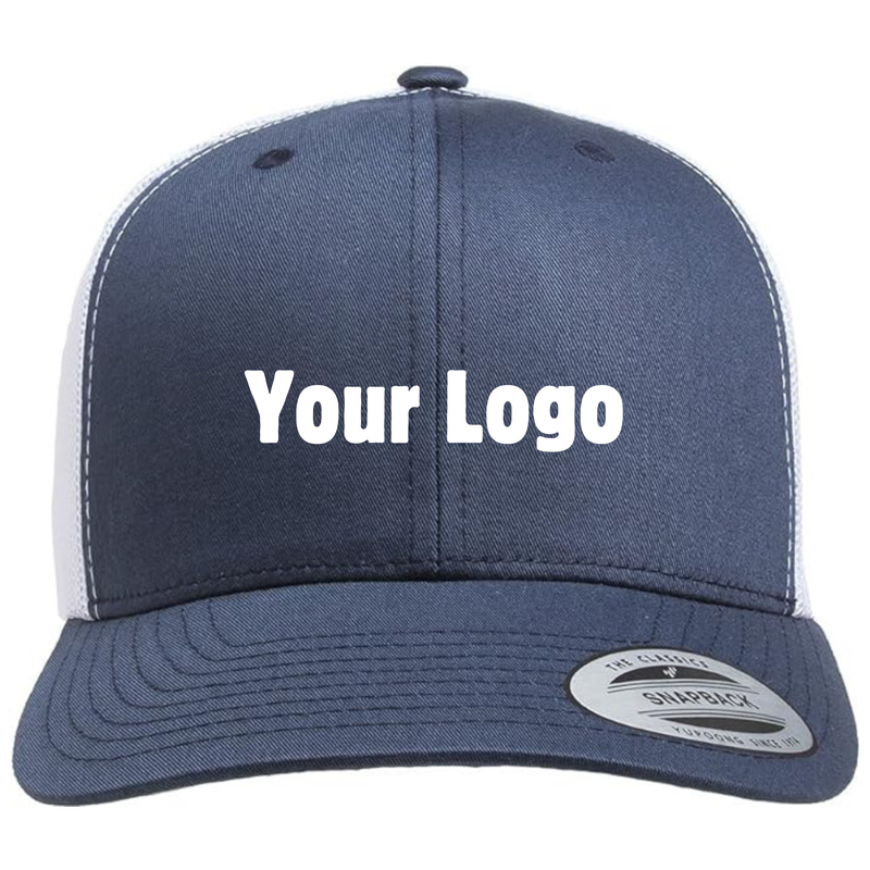 Personalized Trucker Hat - Navy/White