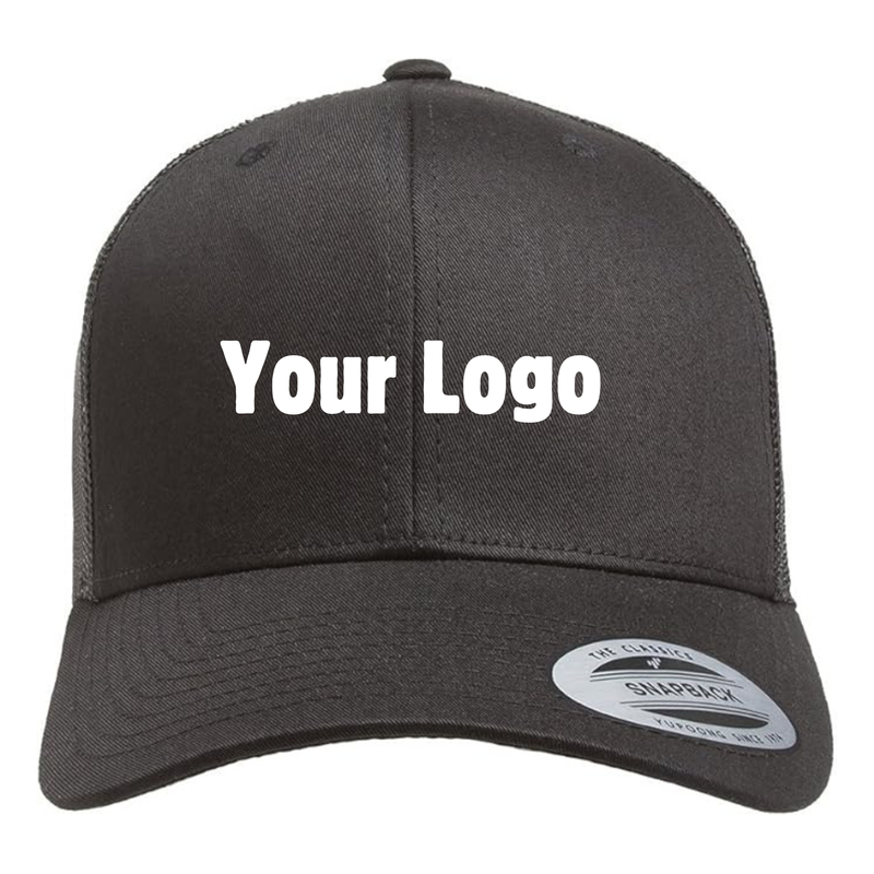 Personalized Trucker Hat - Black